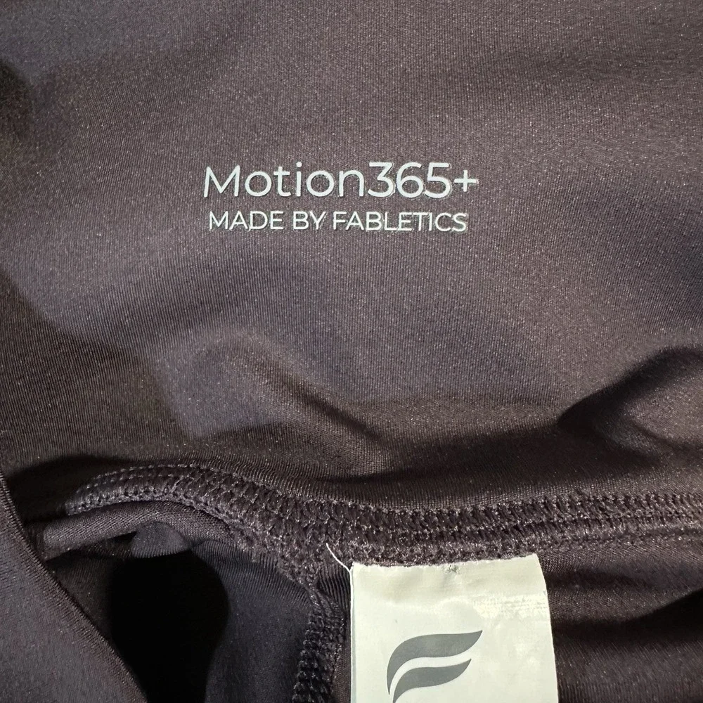 Fabletics Anywhere Motion365+ High-Waisted Leggings 2X Deep Purple Full Length - Picture 5 of 7